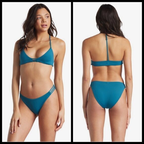 💕ROXY💕 Beach Classics Bikini Set ~ Ink Blue - Picture 2 of 16